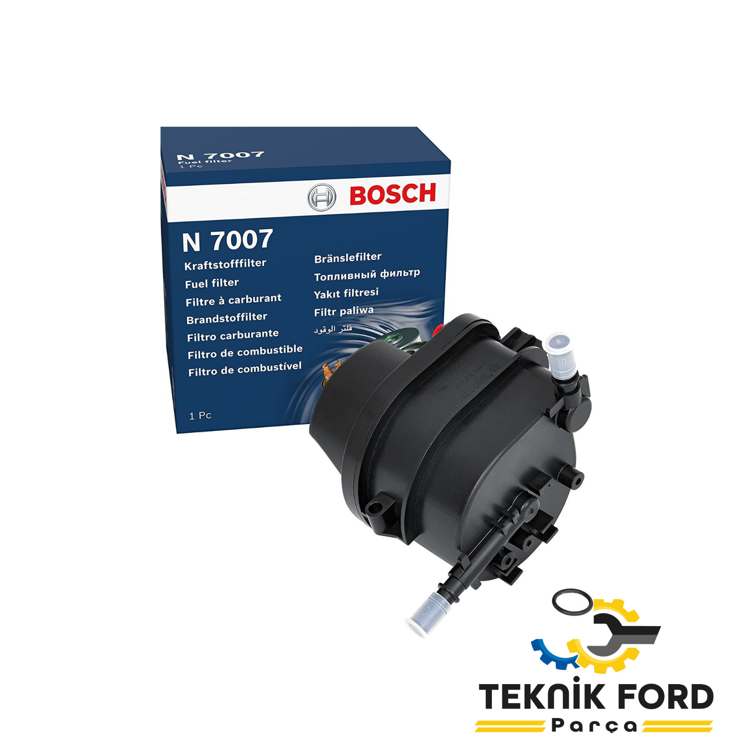Ford Fusion 2002- 1.4 TDCI Mazot Filtresi (Müşürsüz) Bosh Marka