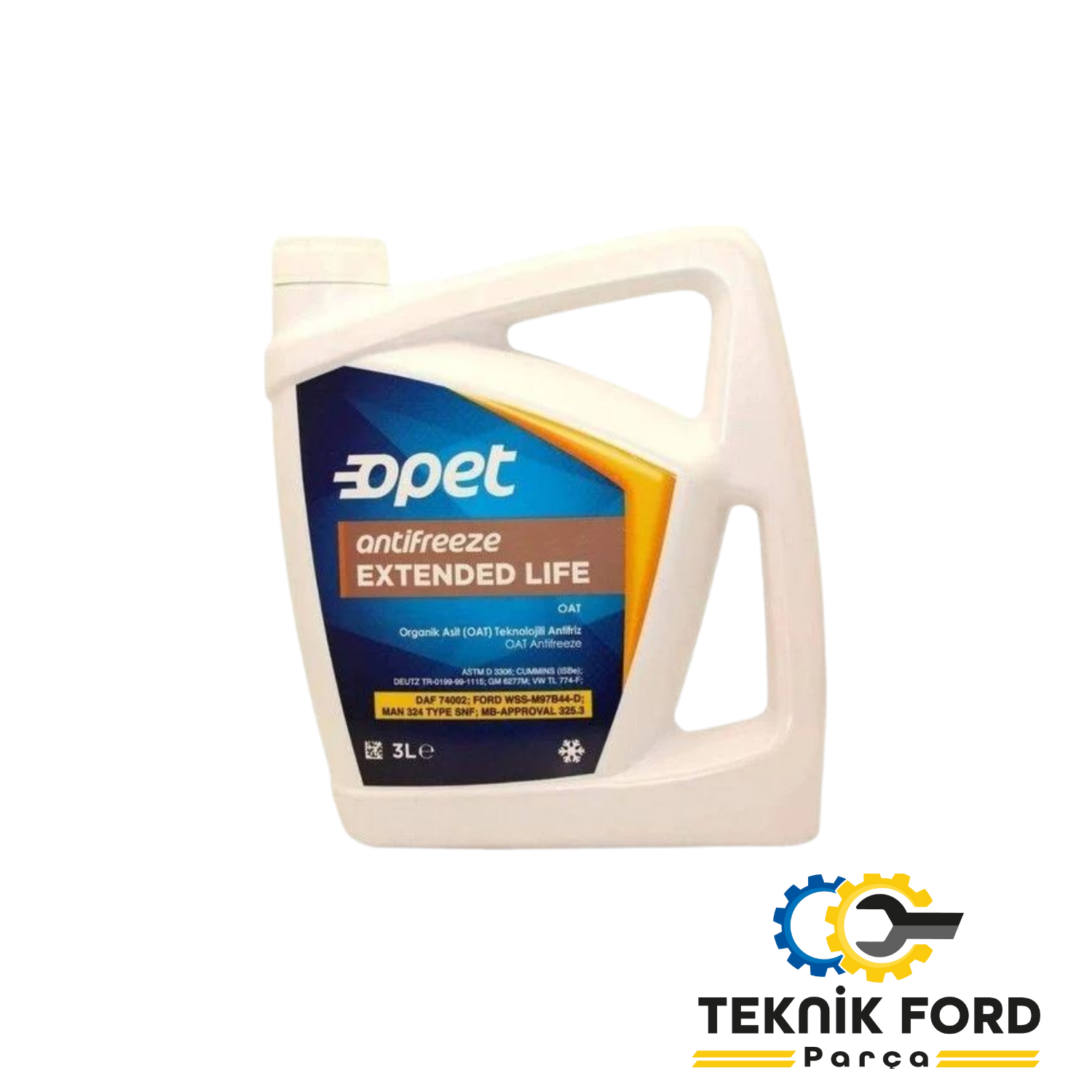 Opet Antifreeze Extended Life Kırmızı Antifriz 3 Litre