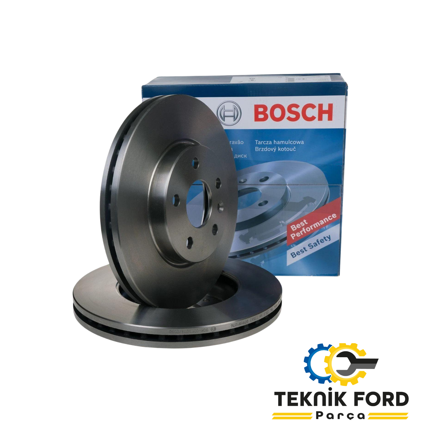 Ford C-Max 2005 - 2018 Ön Fren Disk Takımı (278- 25-23 MM) Hava Kanallı Bosch Marka