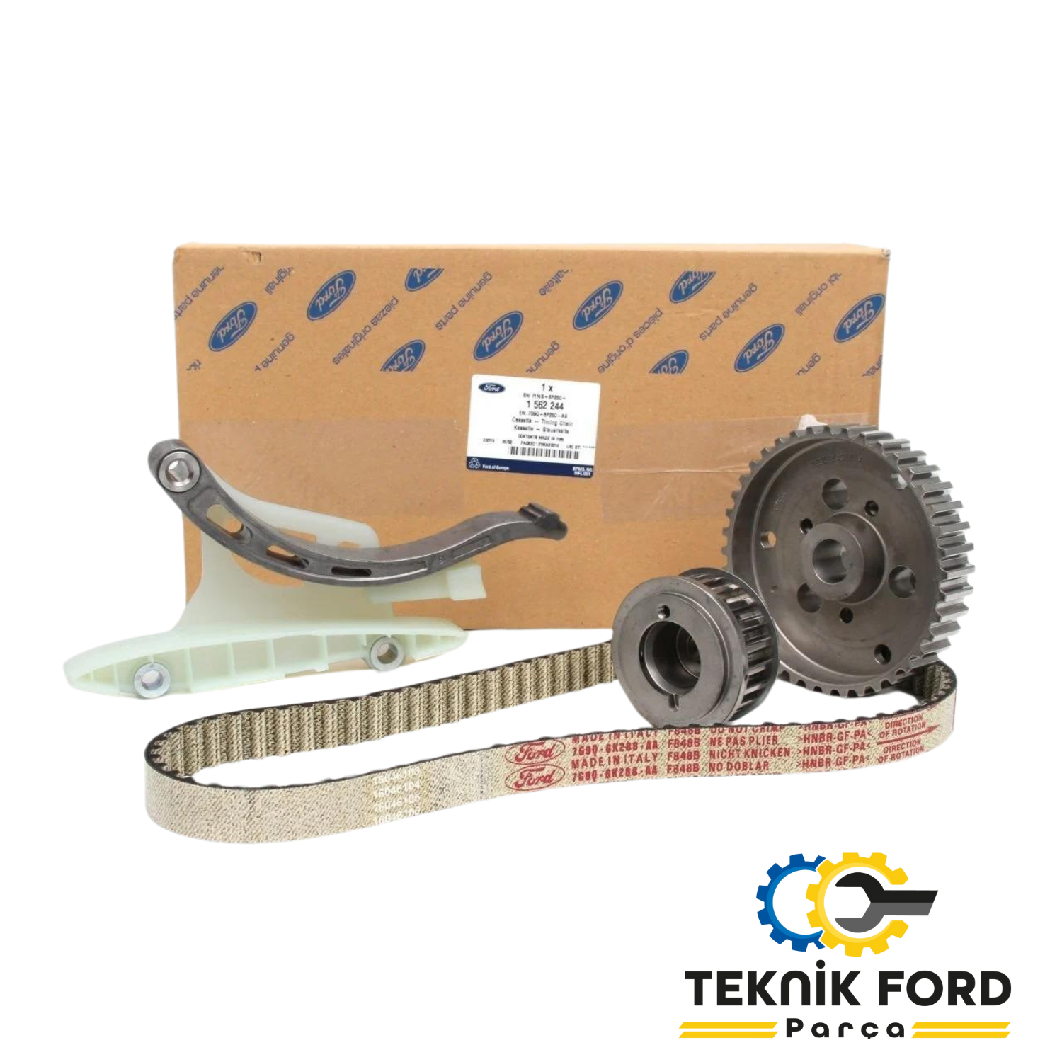 Ford Connect 2007-2013 Eksantrik Kayış Seti (Alt Triger) Orjinal