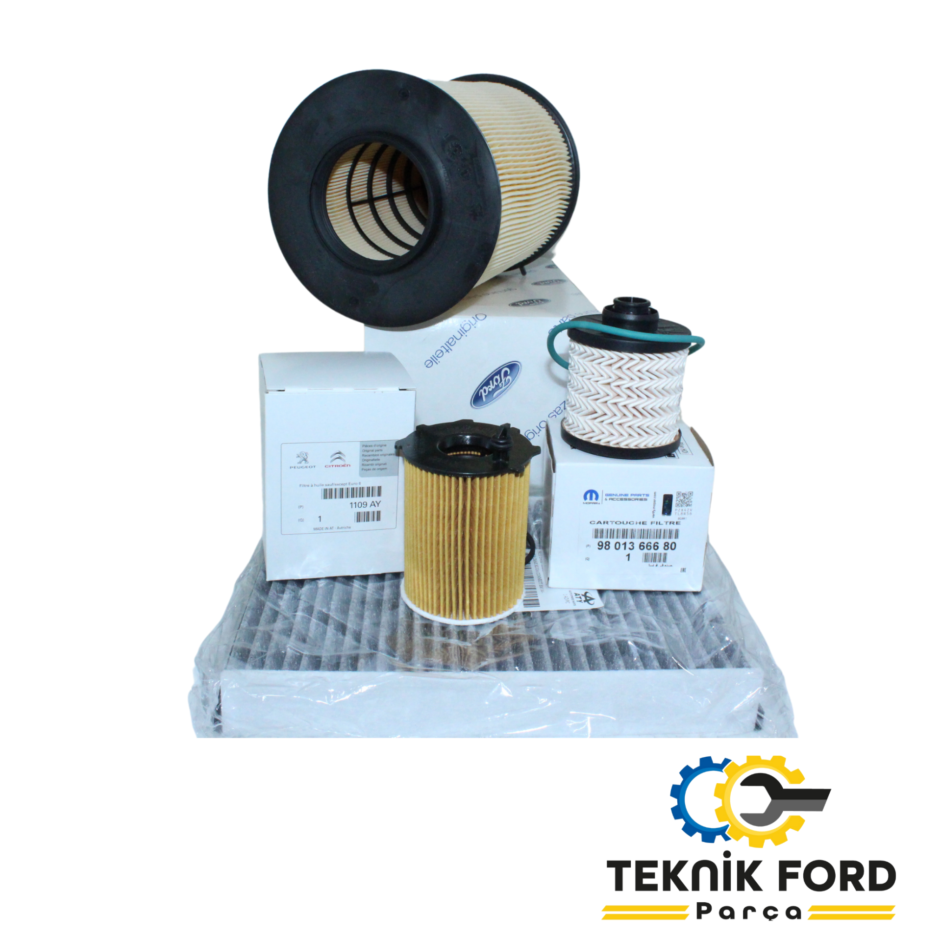 Ford Kuga 2014-2018 1.5 TDCI Yağ Bakım Filtre Seti Orjinal