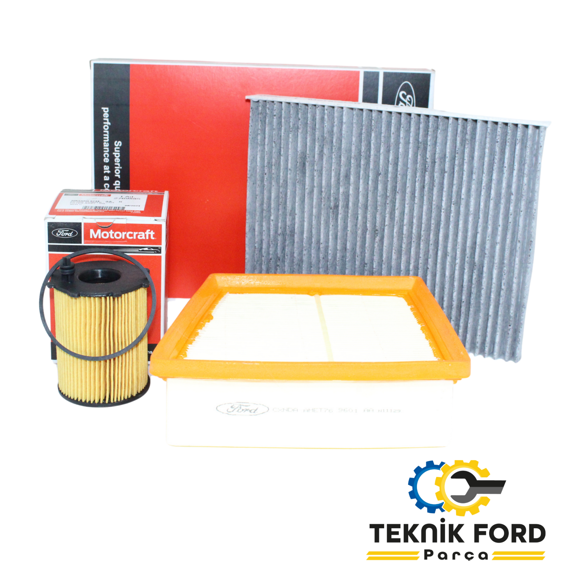 Ford Fiesta 2009-2017 1.6/1.5 TDCi Yağ Bakım Filtre Seti Orjinal