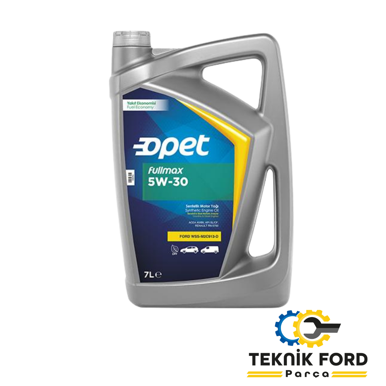 5W30 Motor Yağı 7 Litre (DPF Partiküllü) Opet Marka (WSS M2C913D)
