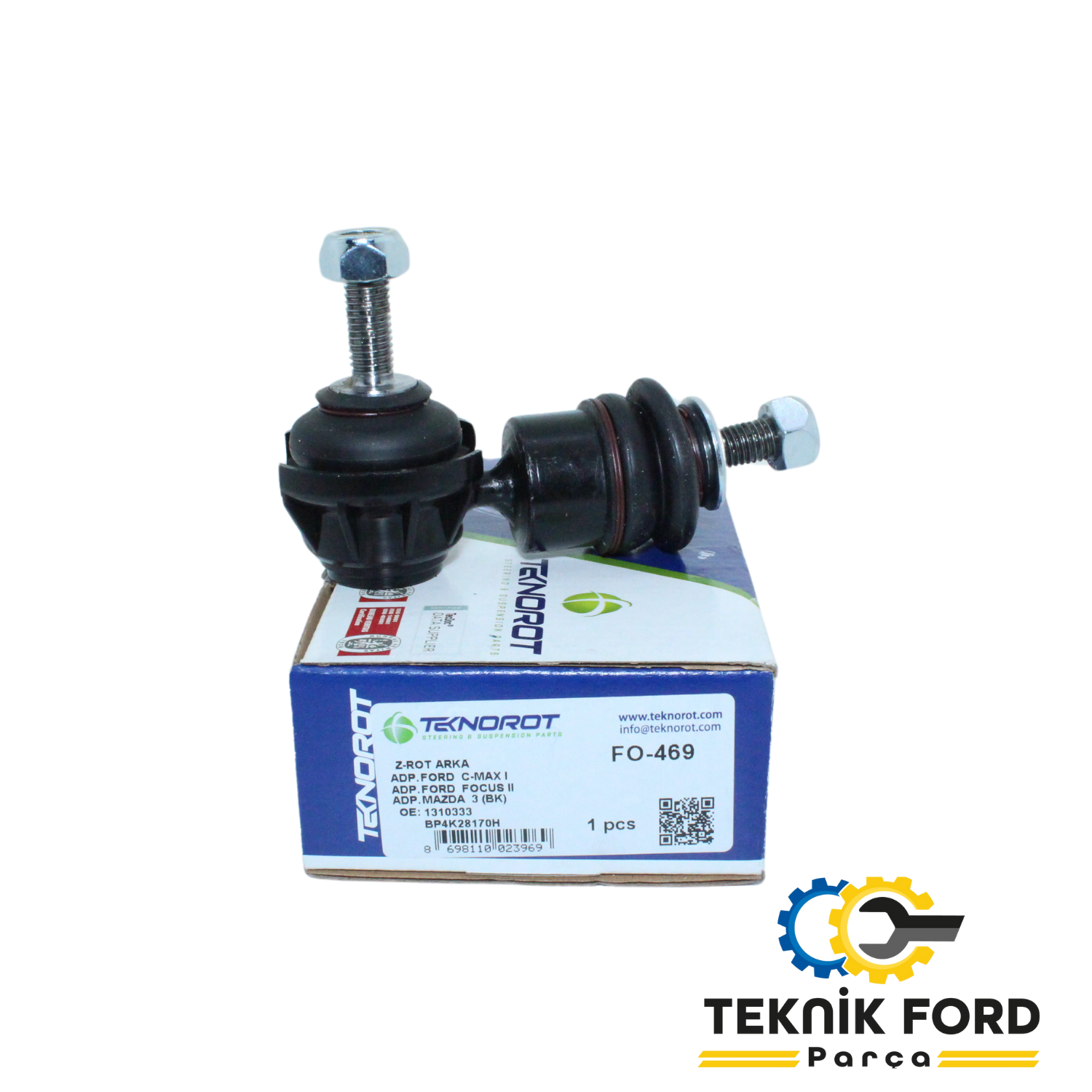 Ford Focus/C-Max 2005-2010 Viraj Askı Rotu Arka Teknorot Marka