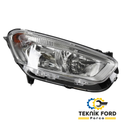 Ford Courier 2012-2019 Beyaz Zemin Sağ Far Yan Sanayi