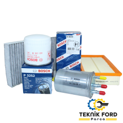 Connect 2003-2013 1.8 TDCI Yağ Bakım Filtre Seti Bosch